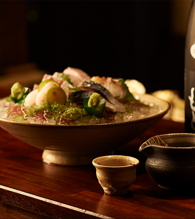 日本酒と魚